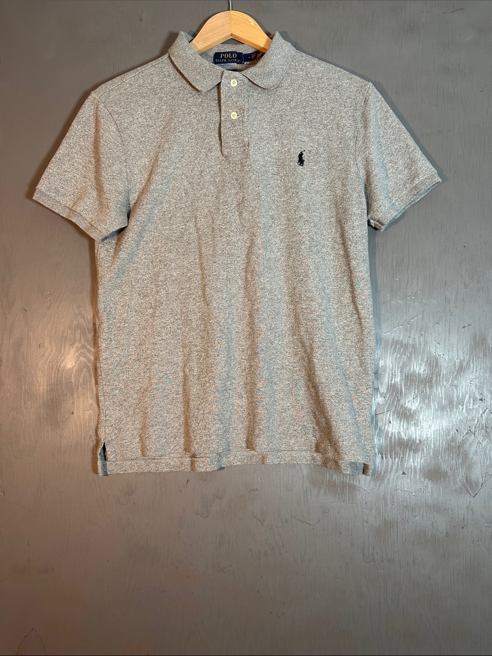 Polo by Ralph Lauren Light Gray Heather Polo Shirt
